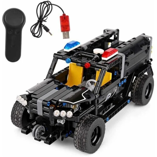 

Игры, игрушки Mould King, Игрушка конструктор на радиоуправлении MOULD KING 13006 Police Jeep