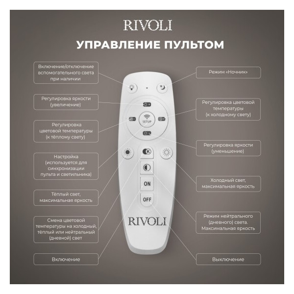 Люстра Rivoli Milena 6141-101 Б0062226 Люстра Rivoli Milena 6141-101 Б0062226