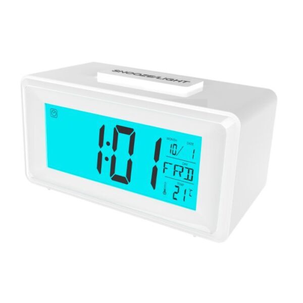 

Часы RITMIX, Настольные часы Ritmix CAT-101 (белый)
