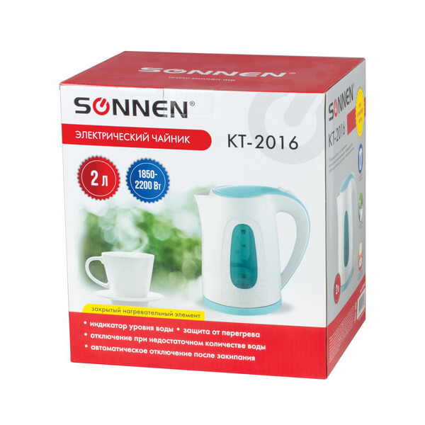 Чайник электрический SONNEN KT-2016 Чайник электрический SONNEN KT-2016