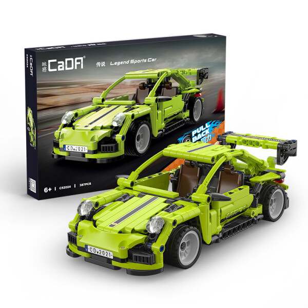 

Игры, игрушки CaDa, Конструктор CaDa C52024W Спорткар Porshe 911 инерционный