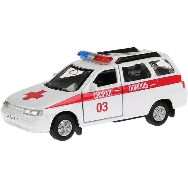 

Игры, игрушки Технопарк, Машина Lada 111 Скорая помощь Технопарк SB-16-67-A-WB