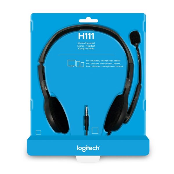 Гарнитура LOGITECH Stereo Headset H111 (L981-000593) Гарнитура LOGITECH Stereo Headset H111 (L981-000593)