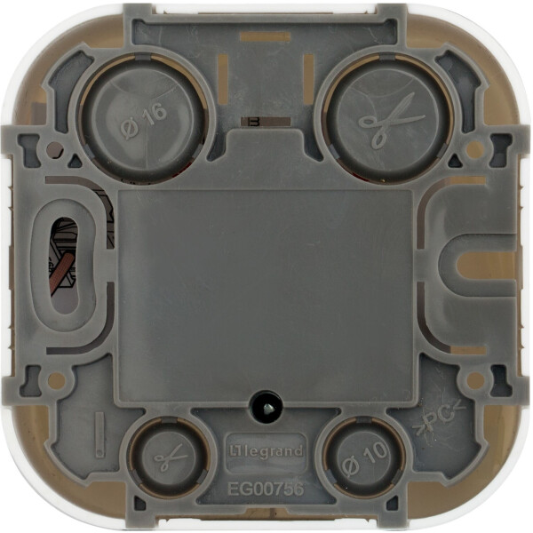 Вывод кабеля Legrand Quteo 782216 (белый) Вывод кабеля Legrand Quteo 782216 (белый)