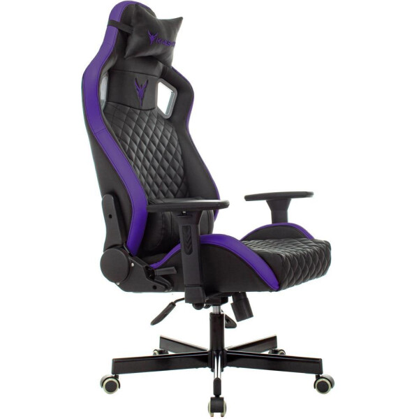 Кресло игровое Knight Outrider (1685571) черный/фиолетовый