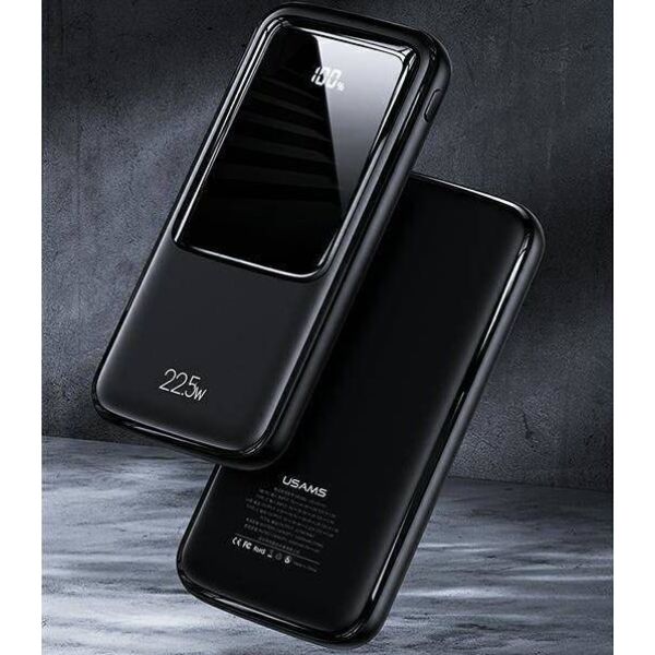 Портативный аккумулятор USAMS US-CD161 PB58 10000mAh (10KCD16101) черный Портативный аккумулятор USAMS US-CD161 PB58 10000mAh (10KCD16101) черный