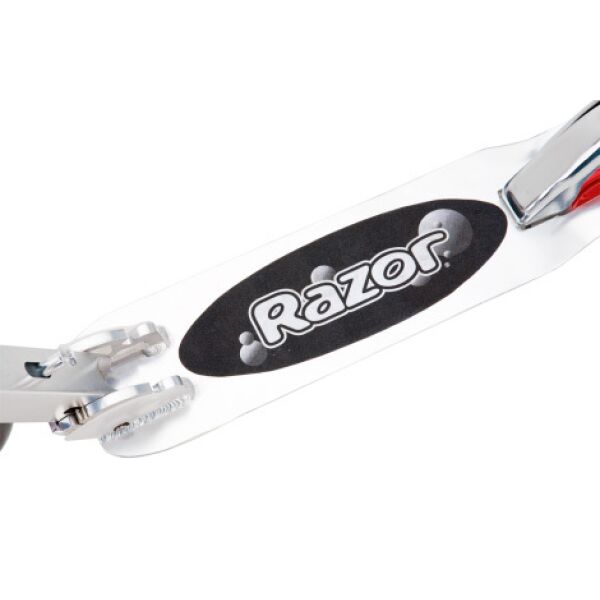 Самокат Razor A5 Lux (серебристый/красный) Самокат Razor A5 Lux (серебристый/красный)