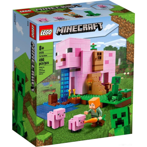 

Игры, игрушки LEGO, Конструктор LEGO Minecraft 21170 Дом-свинья