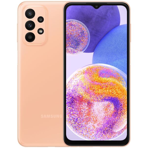 

Смартфоны SAMSUNG, Смартфон Samsung Galaxy A23 SM-A235FZKKCAU 6GB/128GB (персиковый)