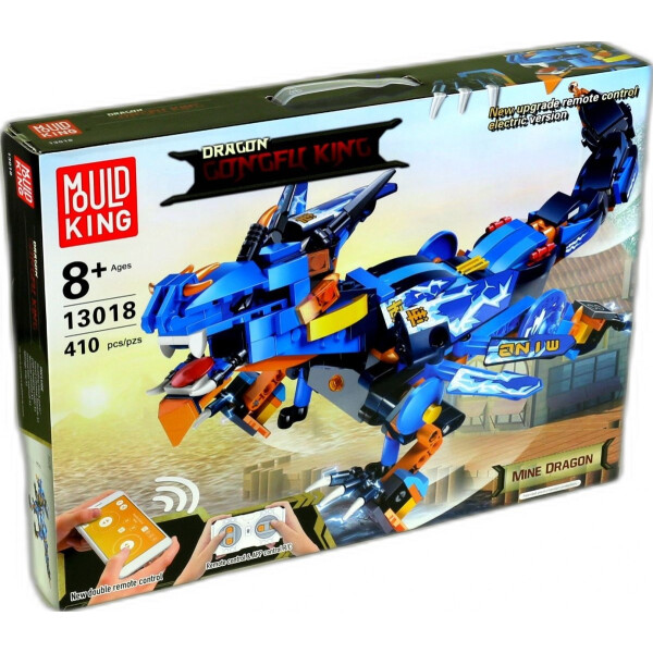 

Игры, игрушки Mould King, Игрушка конструктор на радиоуправлении MOULD KING 13018 Fighting Dragon