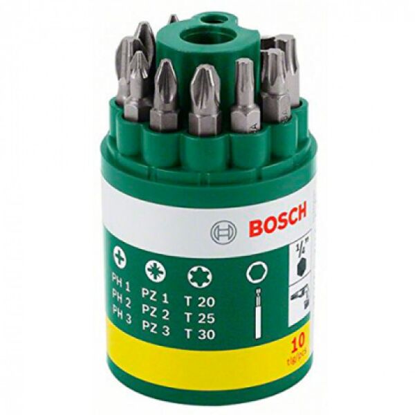 

Оснастка для инструмента BOSCH, Набор бит Bosch 2607019452 (10 предметов)