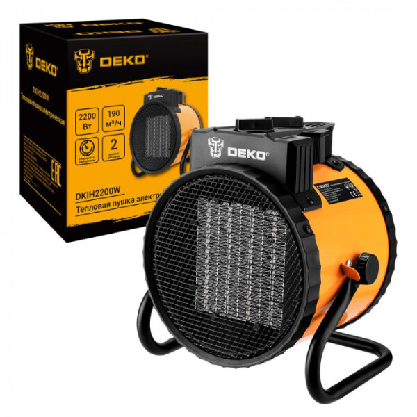 

Тепловые пушки Deko, Тепловая пушка Deko DKIH2200W (082-1010)
