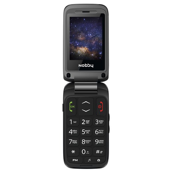 

Сотовые телефоны NOBBY, Мобильный телефон NOBBY 240C (черный)