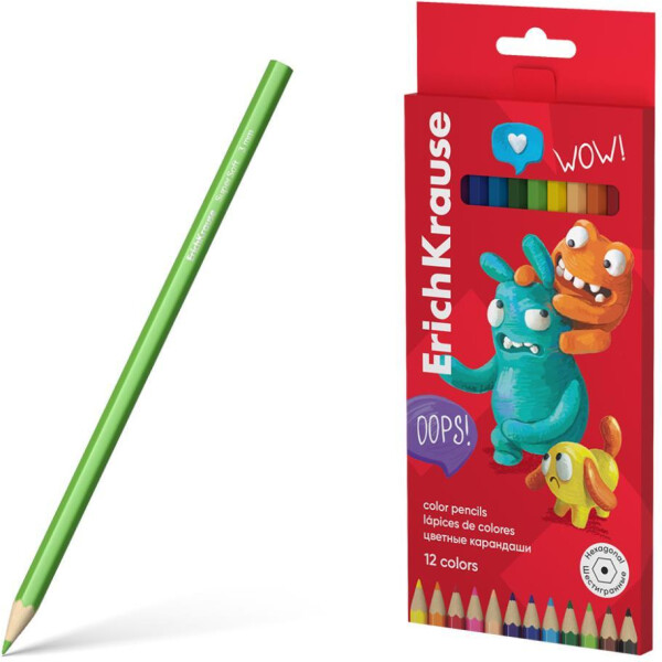 Набор цветных карандашей Erich Krause Jolly Friends 61792 (12 шт)