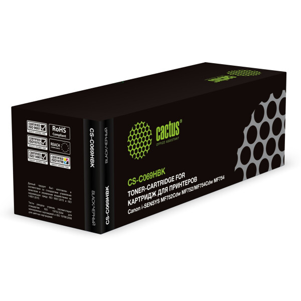 Картридж лазерный Cactus CS-C069HBK 069H