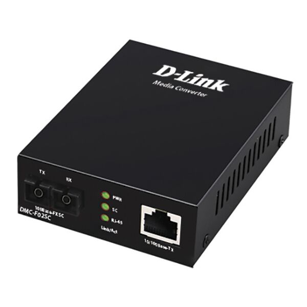 

Сетевые комплектующие D-LINK, Медиаконвертер D-Link DMC-F02SC
