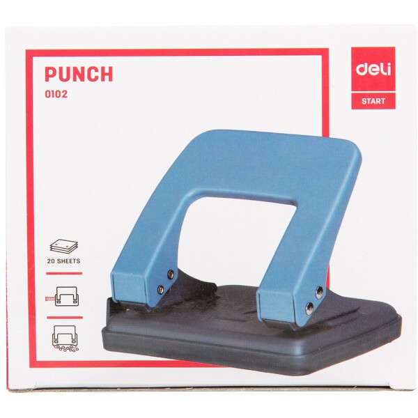Дырокол START DELI 0102BLUE Дырокол START DELI 0102BLUE