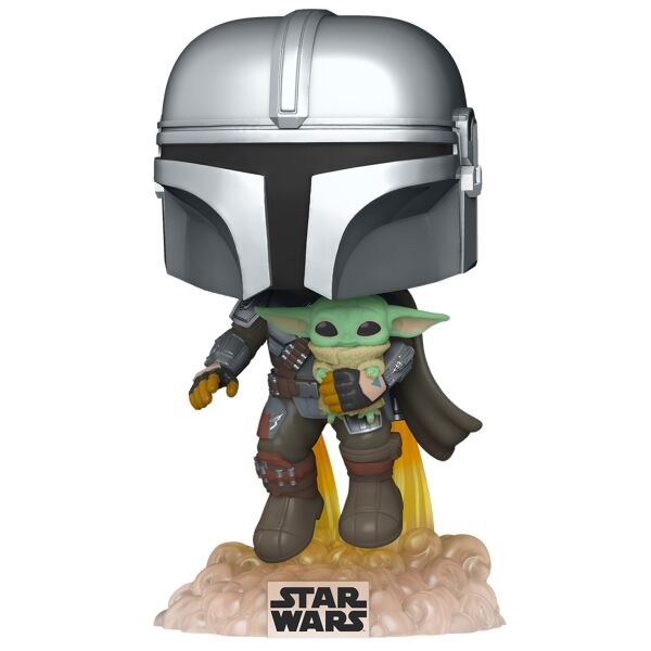 

Игры, игрушки FUNKO, Фигурка Funko POP! Bobble Star Wars Mandalorian Mandalorian with The Child 50959