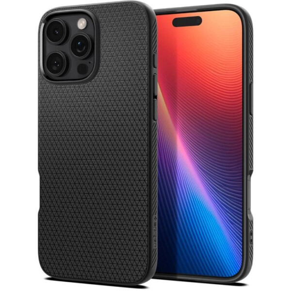 Чехол для телефона Spigen Liquid Air iPhone 16 Pro Max ACS07988 (черный)
