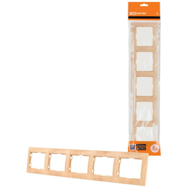 Рамка TDM Electric Таймыр ЭКО SQ1814-0232 (сосна)