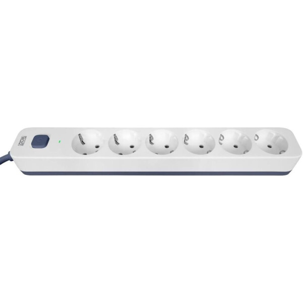 Сетевой фильтр Powercom SP-06W 1.8М 1.8м (6 розеток) белый/серый Сетевой фильтр Powercom SP-06W 1.8М 1.8м (6 розеток) белый/серый