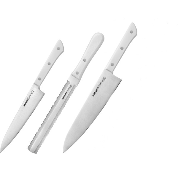 

Ножи, ножницы, ножеточки Samura, Набор ножей Samura Harakiri SHR-0230W