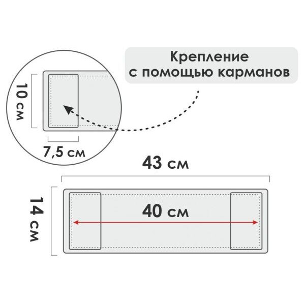 Сменная насадка для швабры PERFECTO LINEA 44-432019 Сменная насадка для швабры PERFECTO LINEA 44-432019
