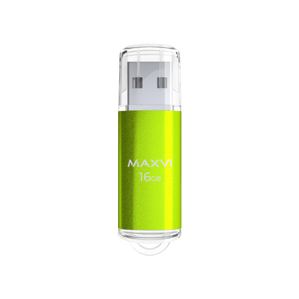 USB флеш-накопитель Maxvi MP 16GB 2.0 green USB флеш-накопитель Maxvi MP 16GB 2.0 green