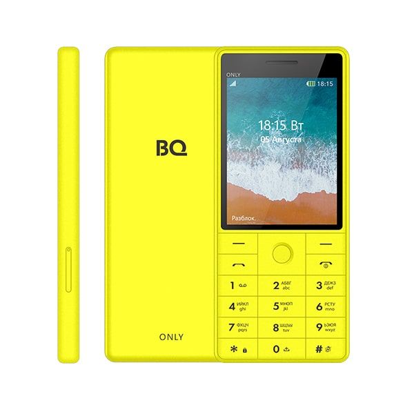 Телефон BQ-Mobile BQ-2815 Only (желтый) Телефон BQ-Mobile BQ-2815 Only (желтый)