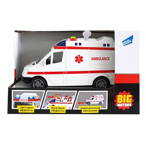 

Игры, игрушки BIG MOTORS, Скорая помощь Big Motors RJ6689A