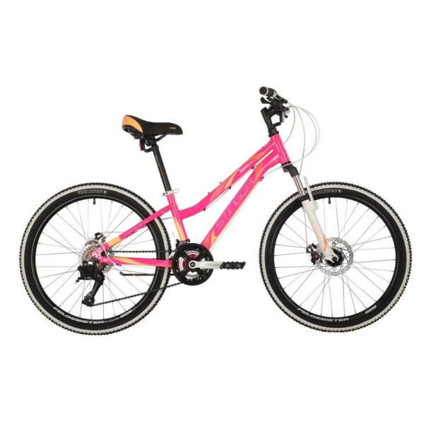 

Велосипеды, беговелы Stinger, Велосипед Stinger Laguna D 24 р.12 (24AHD.LAGUNAD.12PK2) розовый