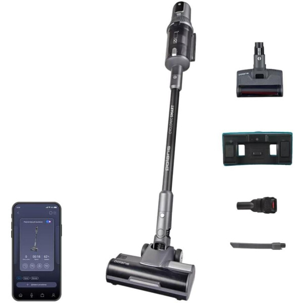 Пылесос POLARIS PVCS8200 Handstick Duo Pro WIFI IQ Home (Графитовый)