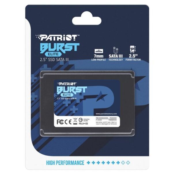 SSD Patriot Burst Elite 480GB PBE480GS25SSDR SSD Patriot Burst Elite 480GB PBE480GS25SSDR