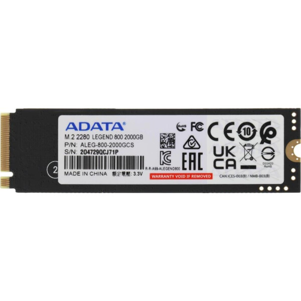 Накопитель SSD A-Data ALEG-800-2000GCS