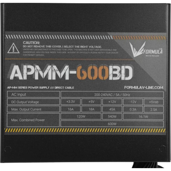 Блок питания Formula APMM-600BD Блок питания Formula APMM-600BD