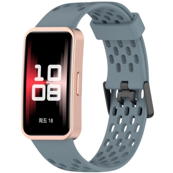 Ремешок Bingo Silicone Holes для HUAWEI Band 8/8 NFC/9/9 NFC (синий)