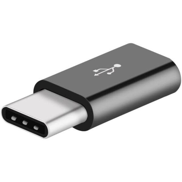 Переходник BINGO microUSB на Type-C (черный) Переходник BINGO microUSB на Type-C (черный)