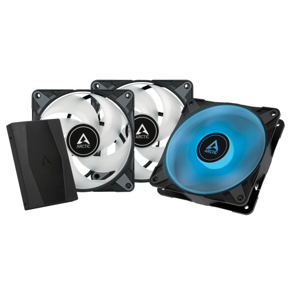 

Системы охлаждения ПК ARCTIC, Вентилятор Arctic P12 PWM PST RGB 0dB Triple Pack (3 шт) ACFAN00229A