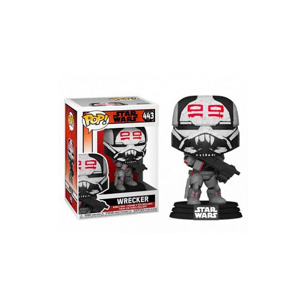 

Игры, игрушки FUNKO, Фигурка Funko POP! Bobble Star Wars Bad Batch Wrecker 55501 (56280)