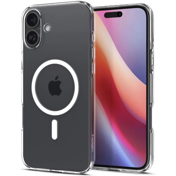 Чехол для телефона Spigen Liquid Crystal Mag Magsafe для iPhone 16 ACS08390 (прозрачный)