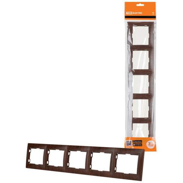 Рамка TDM Electric Таймыр ЭКО SQ1814-0332 (бук)