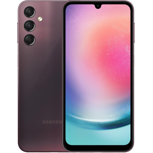 

Смартфоны SAMSUNG, Смартфон Samsung Galaxy A24 4GB/128GB (бордовый)
