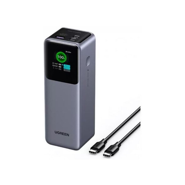 Внешний аккумулятор Ugreen PB722-35525B 25000mAh (серый)