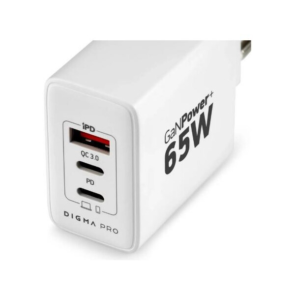Зарядное устройство Digma Pro DPW6B (белый) Зарядное устройство Digma Pro DPW6B (белый)