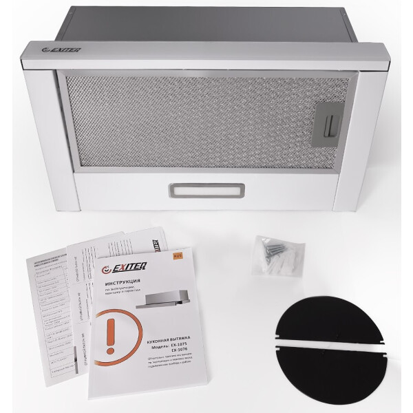 Вытяжка EXITEQ EX-1076 white glass Вытяжка EXITEQ EX-1076 white glass