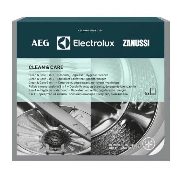 

Средства для ПММ ELECTROLUX, Средство для удаления накипи, жира, бактерий в ПММ и СМ ELECTROLUX M3GCP400 6шт