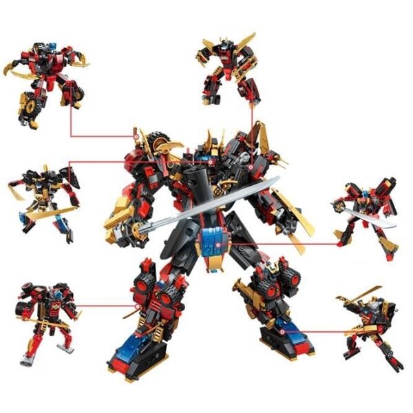 

Игры, игрушки 1TOY, Конструктор 1TOY Blockformers Мегасамурай (СТАР-СЁГУН)