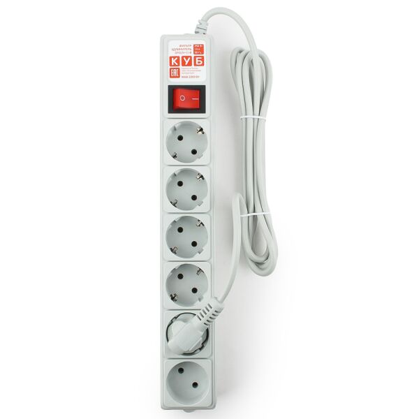 Сетевой фильтр Power Cube SPG(5+1)-B-15 Сетевой фильтр Power Cube SPG(5+1)-B-15