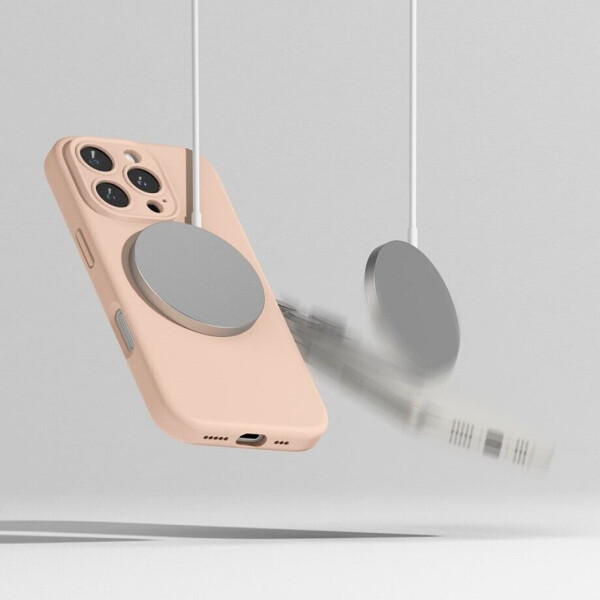 Чехол RINGKE SILICONE MAGNETIC MAGSAFE для IPHONE 16 PRO PINK SAND Чехол RINGKE SILICONE MAGNETIC MAGSAFE для IPHONE 16 PRO PINK SAND