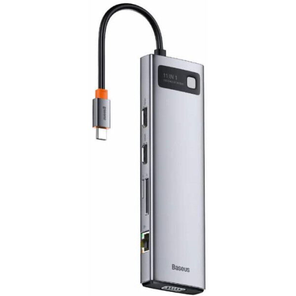 USB-хаб Baseus CAHUB-CT0G (серый)